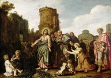 Питер Ластман «Христос и женщина из Ханаана» (1617)